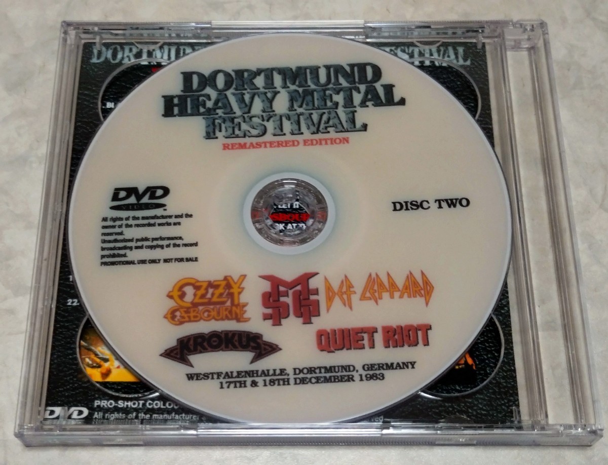DORTMUND HEAVY METAL FESTIVAL 1983/Scorpions・Judas Priest・Ozzy Osbourne・MSG・Def Leppard・Quiet Riot_画像2
