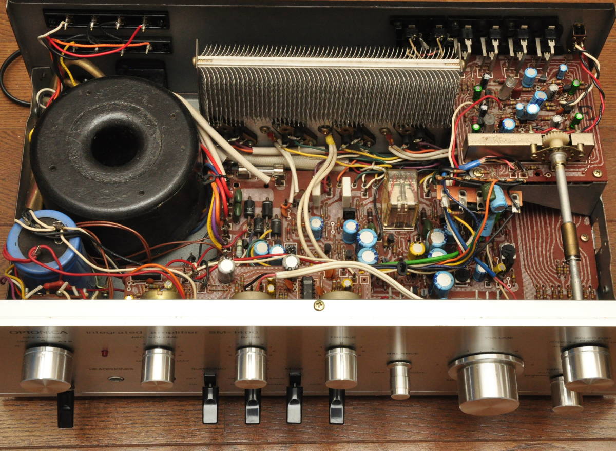 SHARP OPTONICA SM-1400 プリメインアンプ 修理品 1974年頃発売 SHARP OPTONICA SM-1400 プリメインアンプ 修理品 1974年頃発売