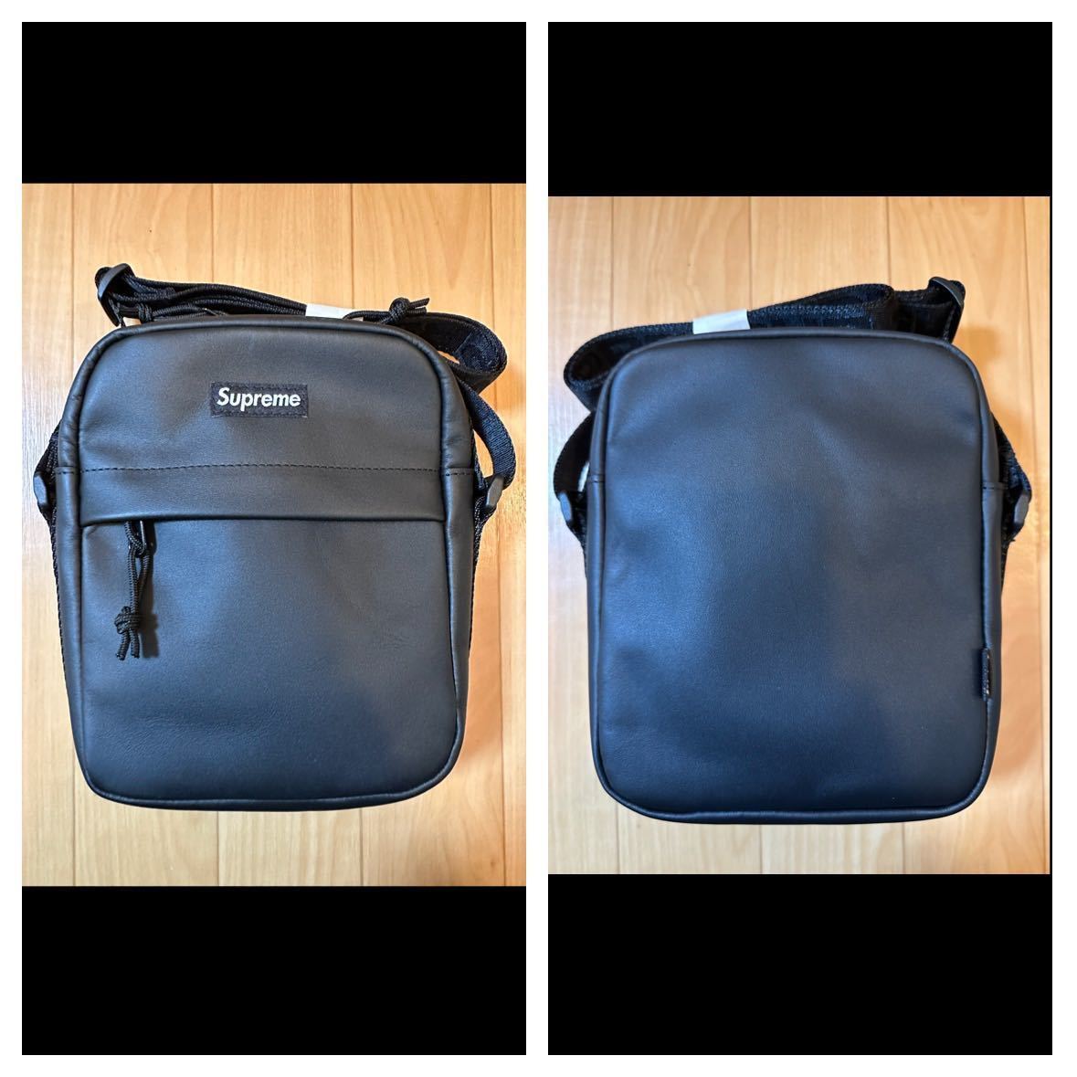 Supreme Leather Shoulder Bag Black 23FW Week10 シュプリーム Supreme Leather Shoulder Bag Black 23FW Week10 シュプリーム