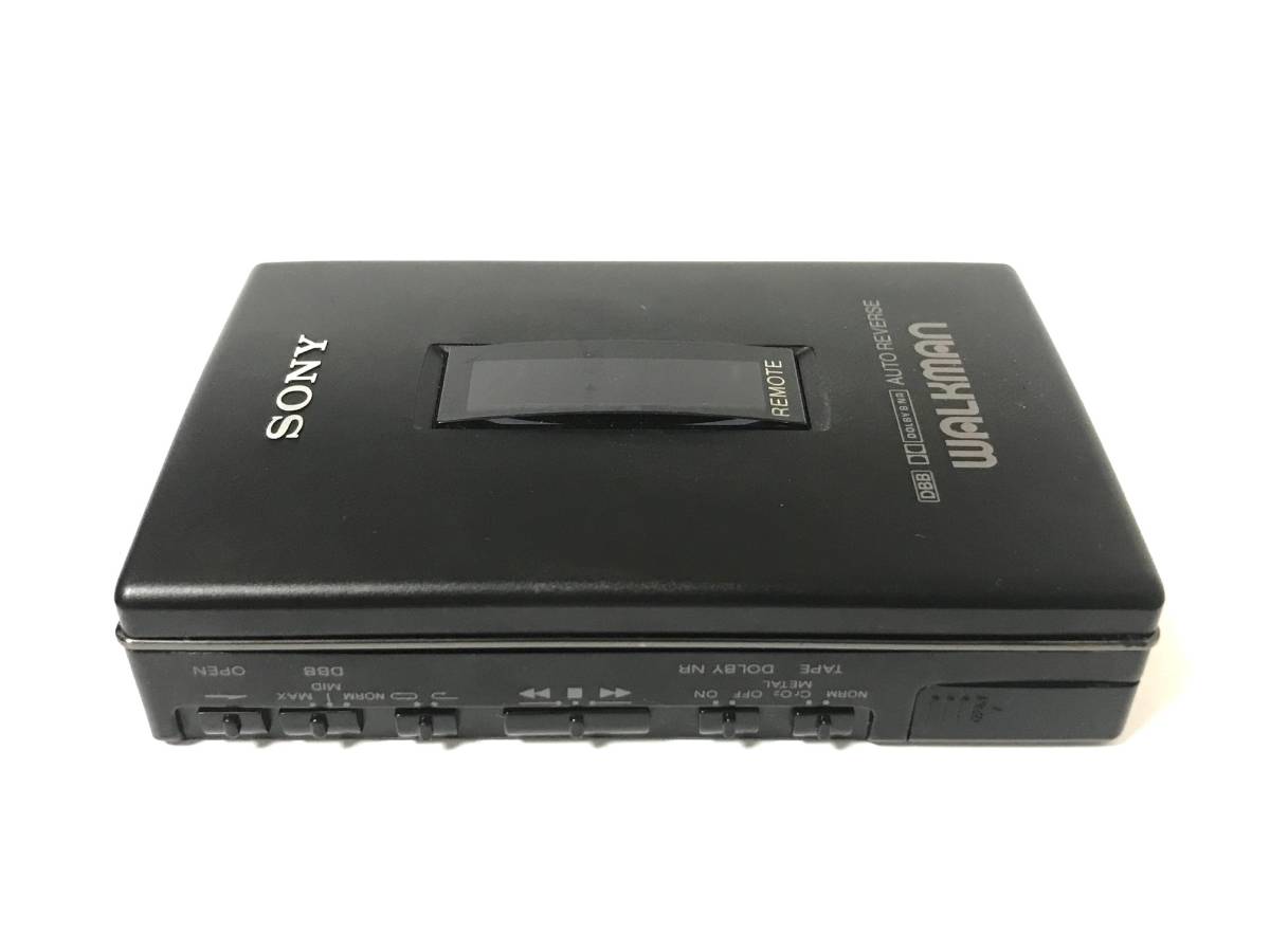 [美品][美音][希少][整備品] SONY ウォークマン WM-607 電池ボックス付き 10周年記念モデル (マットブラック) (WM-501後継機種)_画像3