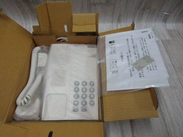 【新品】T-3600電話機(SW) NEC Dterm25D 単体電話機 シンプル 【ビジネスホン 業務用 電話機 本体】の画像2
