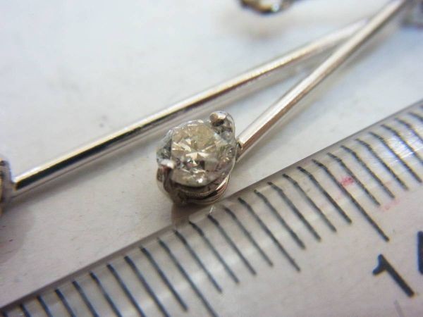 K18WG ダイヤモンド ペンダントトップ ダイヤ合計1.0ct_画像5