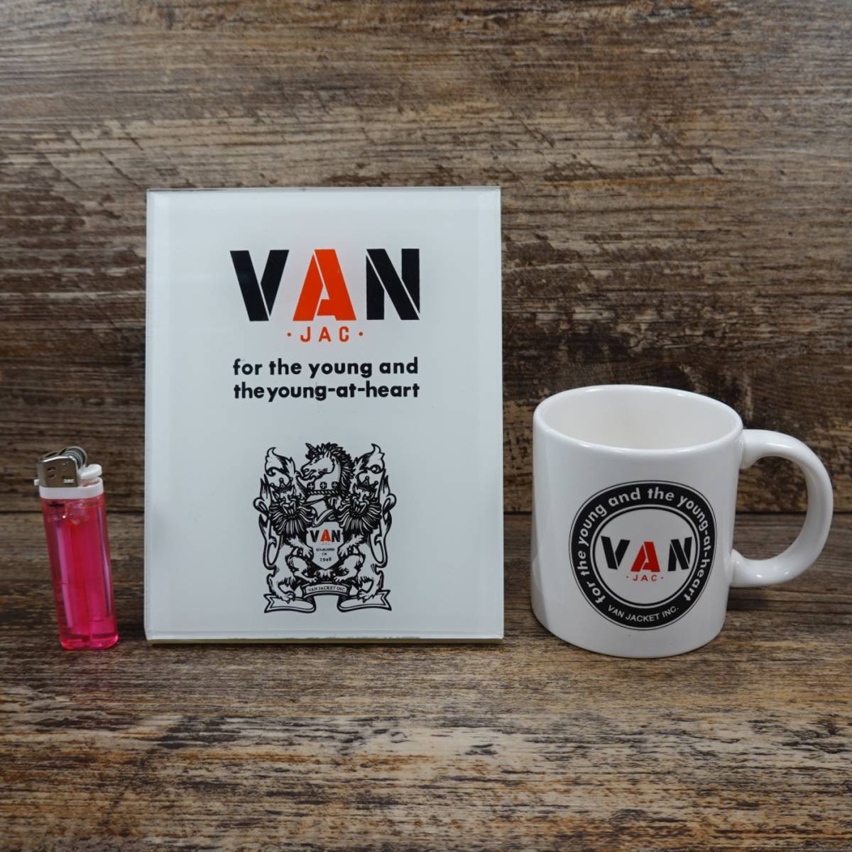 稀少！非売品　VAN　アクリルプレート　VAN　マグカップ