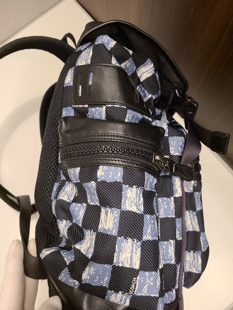 コーチ　リュック COACH テック テライン パック グラフィック チェック_画像3