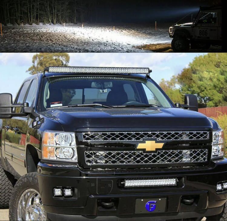 #LED light bar 50 -inch working light sa- Frank rufj Cruiser Suburban off-road Ame car foglamp working light Hummer f150