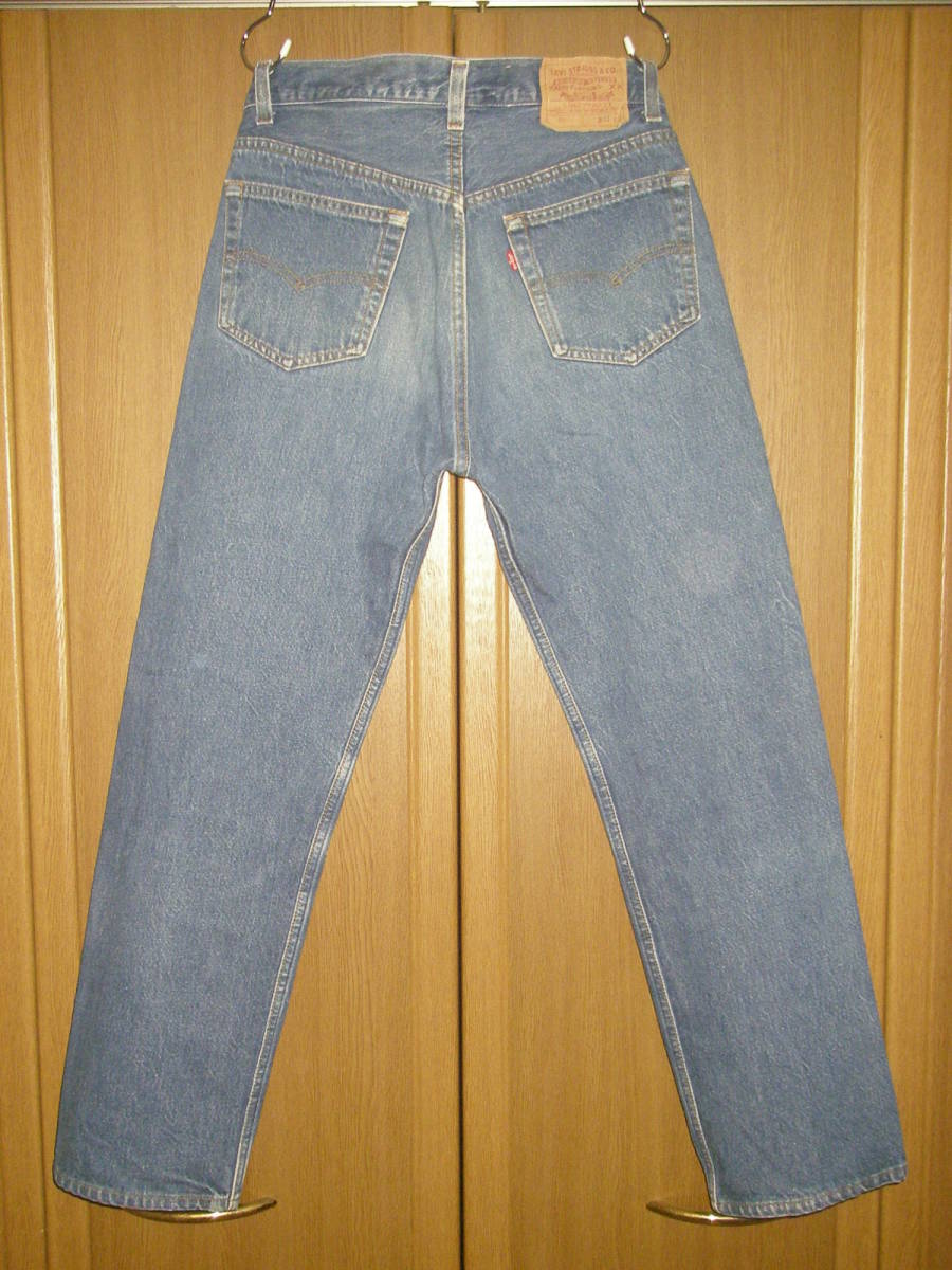 90s ヴィンテージ MADE IN USA Levis リーバイス 501xx デニム ジーンズ パンツ W33 アメリカ製 ブルー リーバイス５０１ 501 ( L_画像3