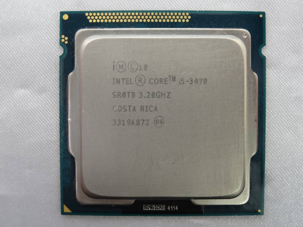 ★Intel / CPU Core i5-3470 3.20GHz 起動確認済★_表面に傷あり