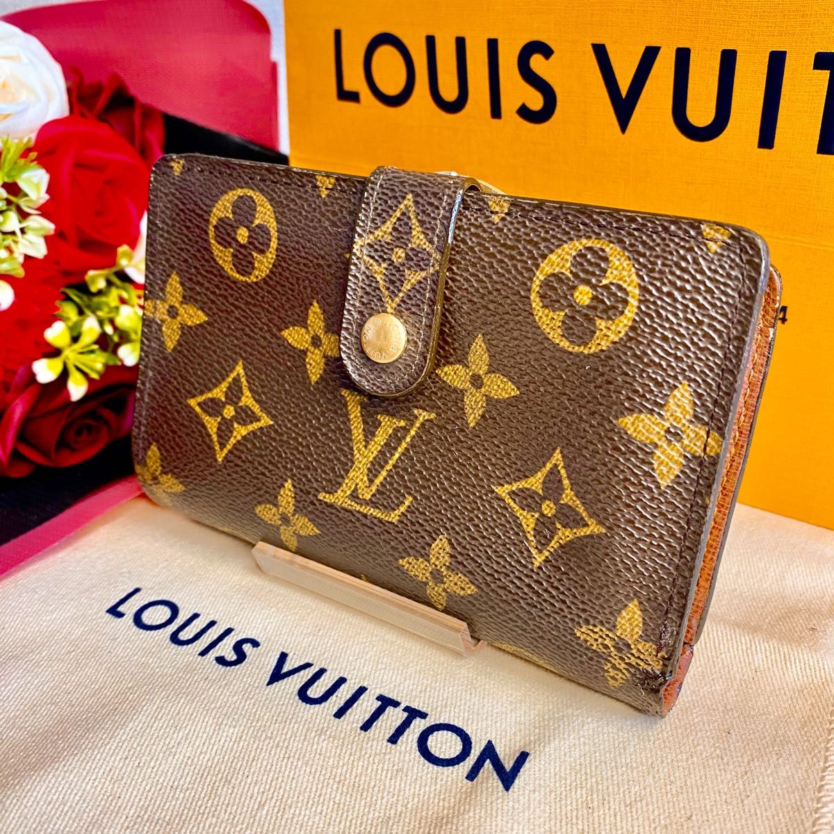 LOUIS VUITTON ポルトモネ・ビエ ヴィエノワ がま口 ガマ口 財布