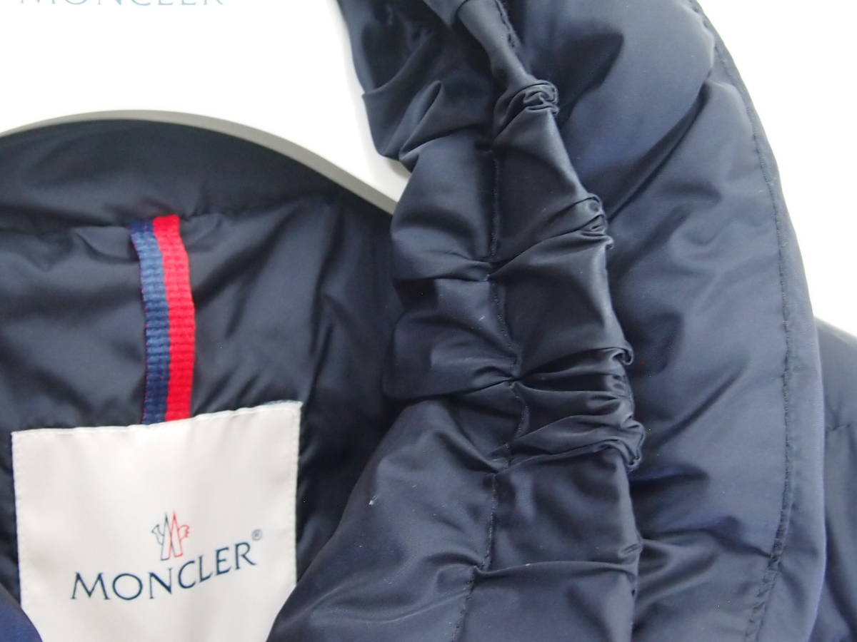 ★☆MONCLER モンクレール MIRIEL ミリエル E20934685205 C0059 ネイビー サイズ１/ S ショート丈 レディース☆★_画像9