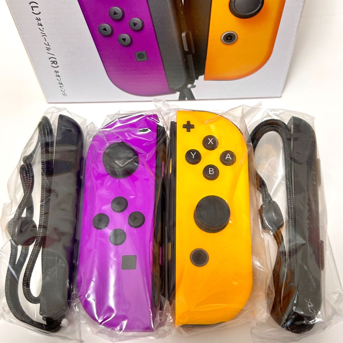 Joy-Con(L) ネオンパープル (R) ネオンオレンジ 好評受付中 - 周辺機器