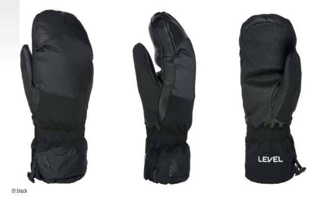 24LEVEL YETI MITT BLACK　海外サイズ：M（日本サイズに換算すると概ね：L相当）定価￥22000　THERMOPLUS4000（VERYWARM -22℃対応）_画像2