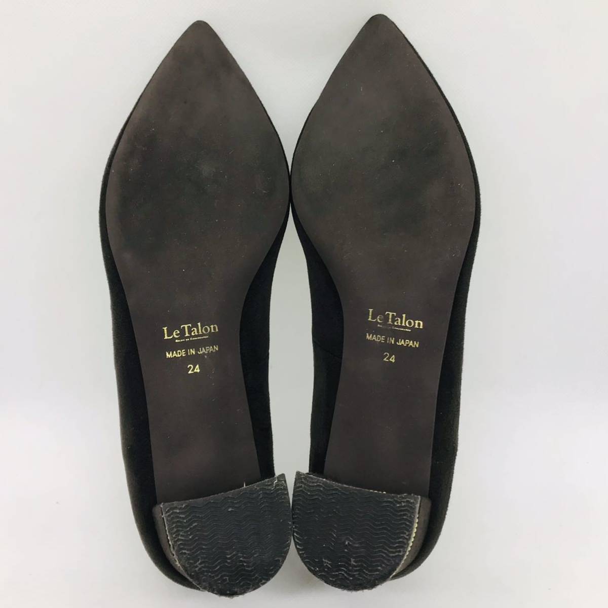 [ beautiful goods ]Le Talonruta long domestic production original leather suede dark brown 