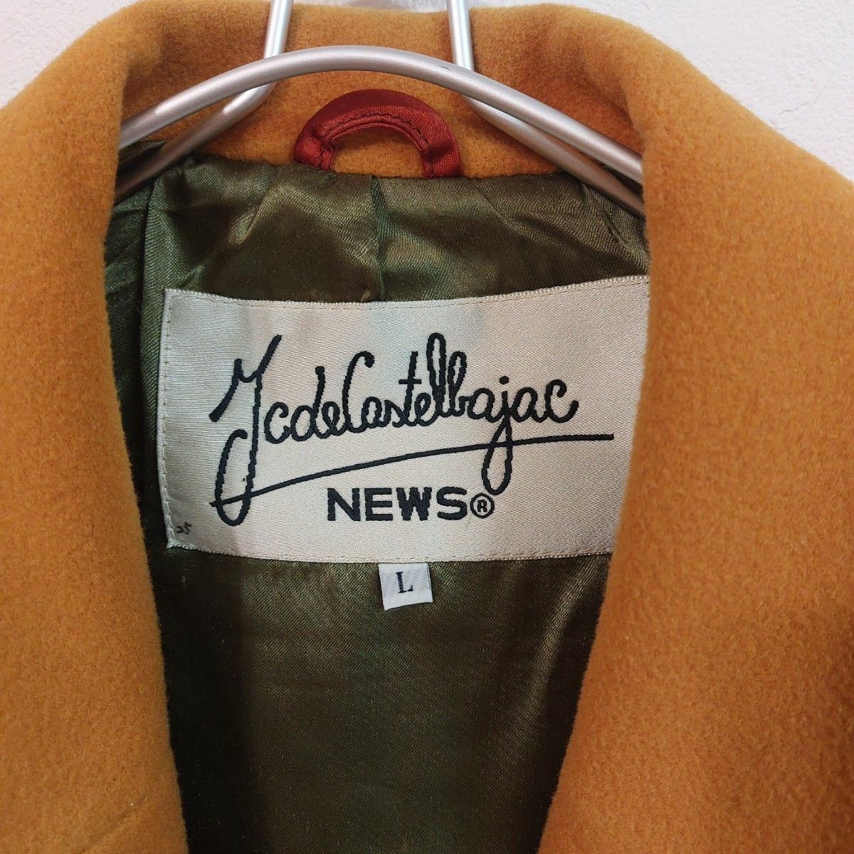 JC DE CASTELBAJAC】希少ウールジャケット 厚手 メンズL JC DE CASTELBAJAC】希少ウールジャケット 厚手 メンズL