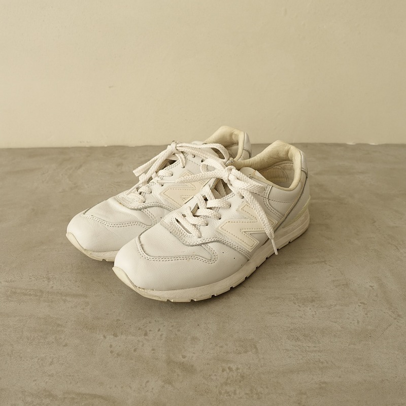 //ニューバランス new balance *MRL996EW スニーカー 38/23.5*白ホワイト皮革靴レザーレースアップシューズ(sh5-2311-16)【22K32】_画像1