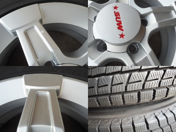 L993　送料無料　SUW Express　5.5Jx16 +20 PCD139.7 5穴　175/80R16　4本8分山　アルミホイール　スタッドレス　ジムニー_画像10