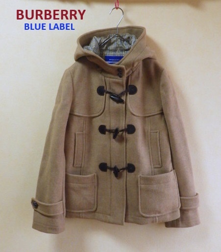 ●BURBERRYバーバリーブルーレーベルショートダッフルコート38●_画像1