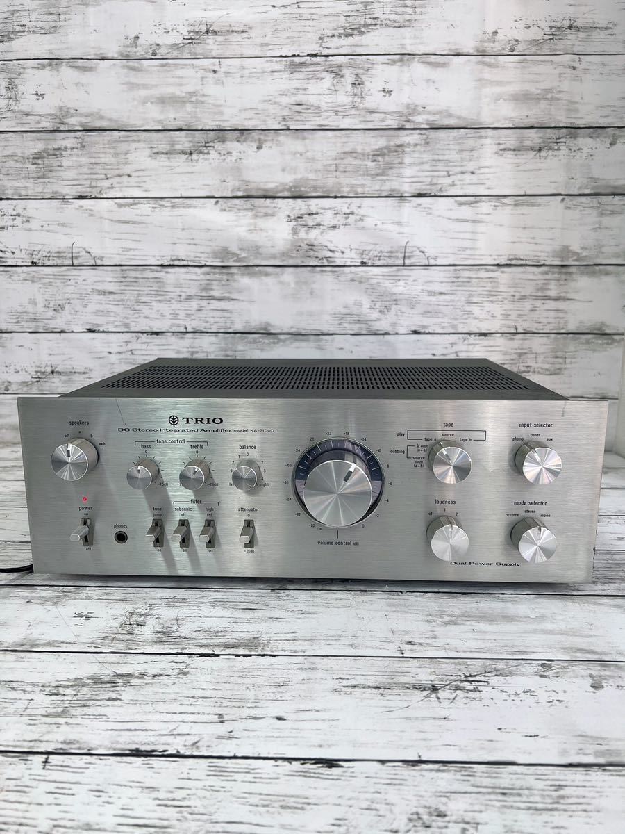 TRIO トリオ KA-71000 Stereo integrated Amplifier プリメイン アンプ 音響機器　　　Y11_画像1