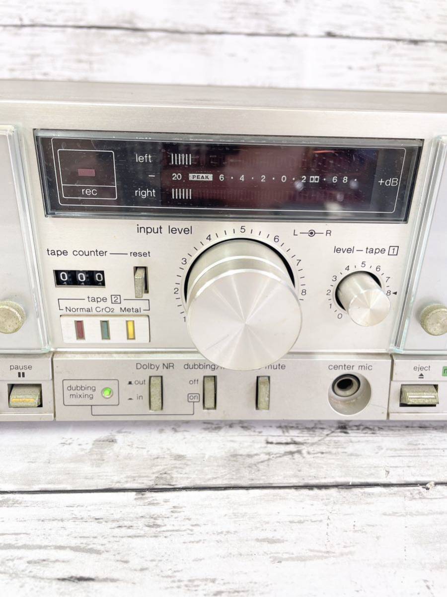 Technics カセットデッキ RS-M202 オーディオ Double Cassette Deck 音響機器 Y11_画像3