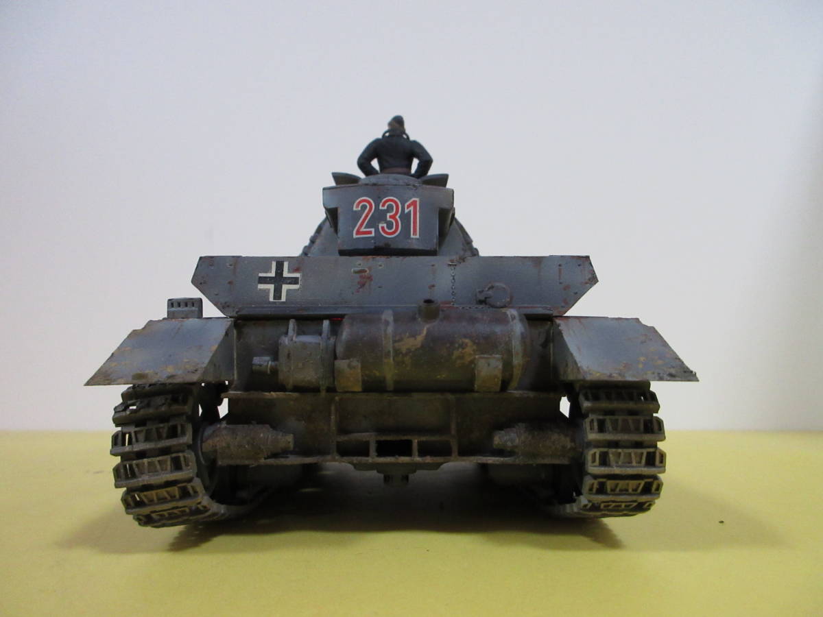 RC2.4GHz(多機能プロポ)に改造　ニチモ　1/30　ドイツ戦車Ⅳ号G型_画像9