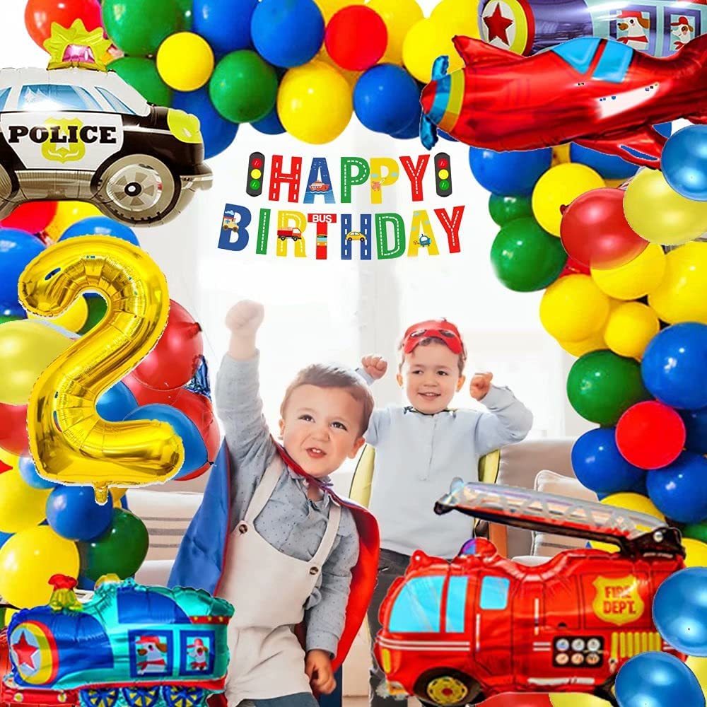 【特価セール】パーティー飾り 男の子 高級気球車両 男の子 車 アルミホイル 車 装飾 飛行機 風船 Birthday Happy_画像2