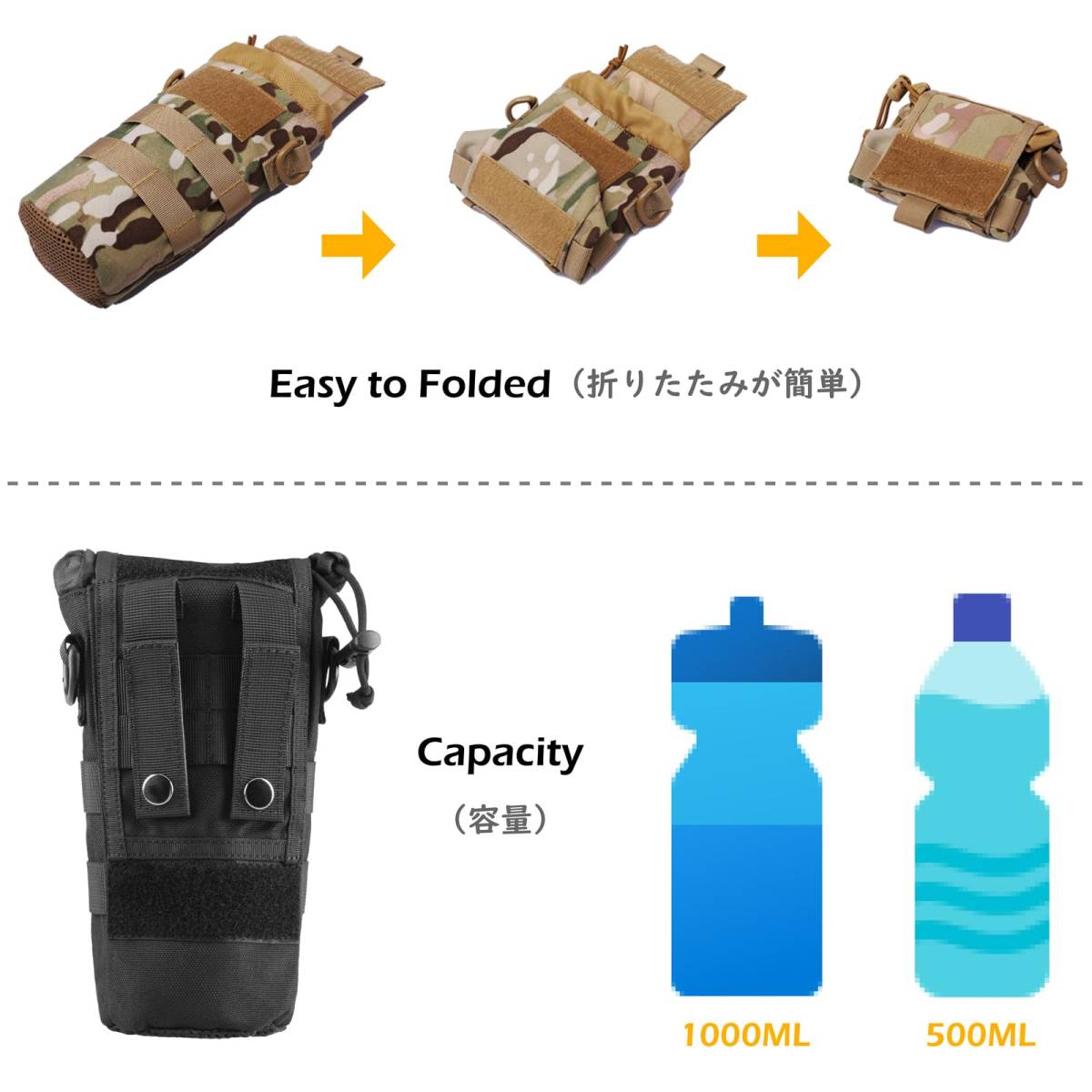 [ popular commodity ] water bottle bag pet bottle holder kettle bag bottle cover MOLLE military Tacty karu flask 