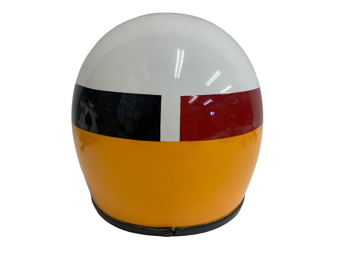 AGV エージーブイ ヴィンテージ ヘルメット バイク バイク用品 フルフェイス ホワイト イエロー ブラック レッド_画像2