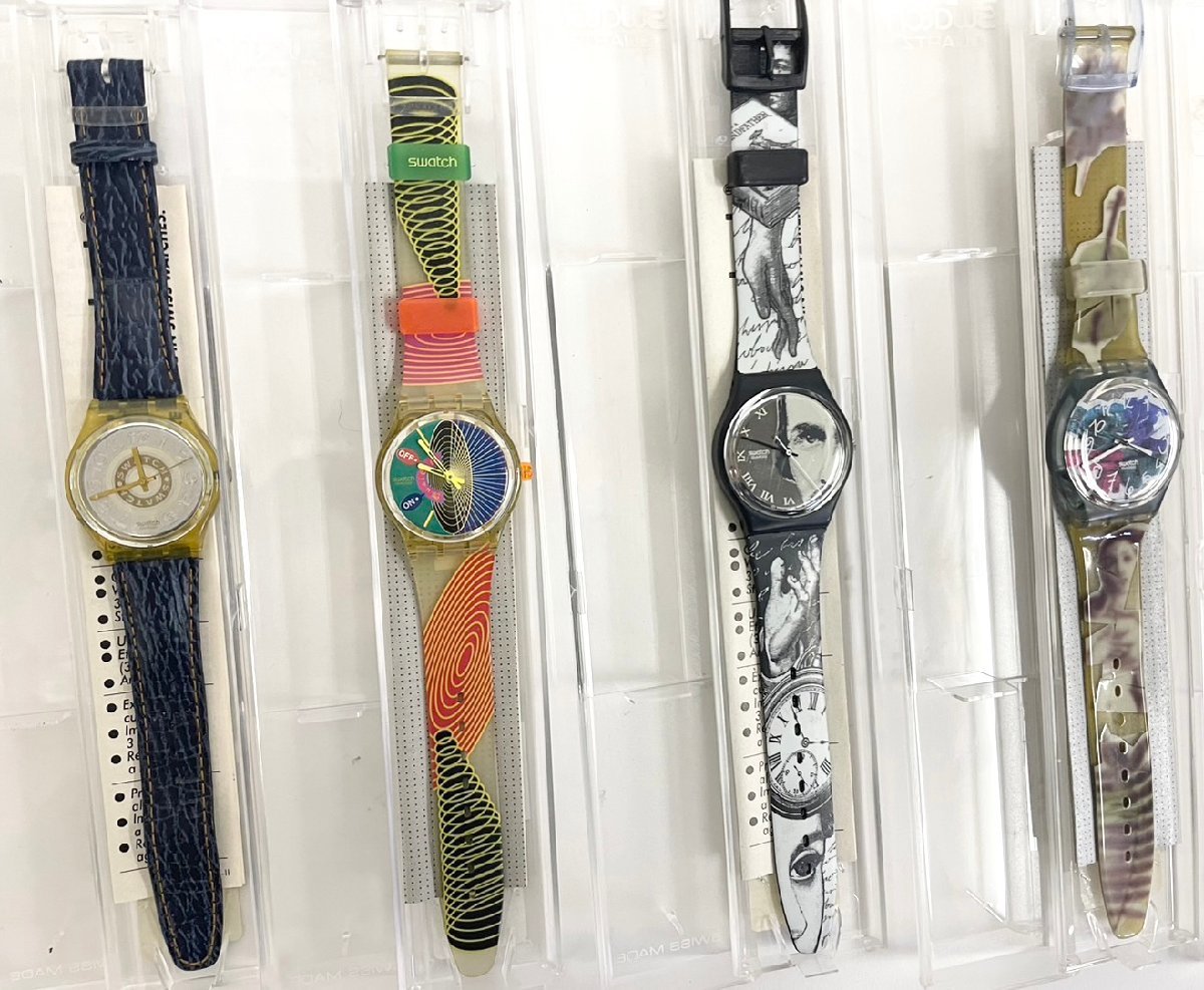 【1円スタート】 Swatch スウォッチ QUARTZ クォーツ まとめ売り 21本セット 腕時計 時計 まとめ ケース付きあり_画像8