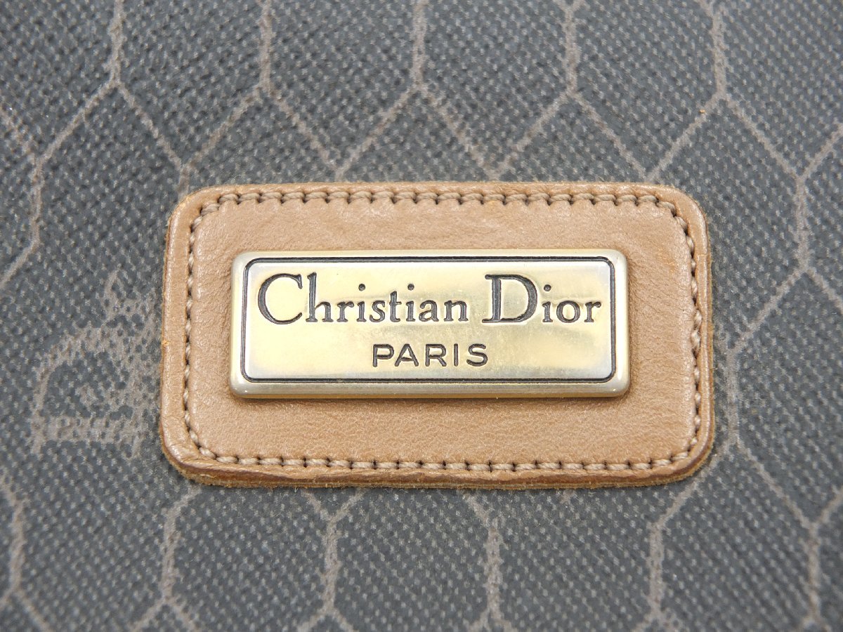 【z23843】Christian Dior クリスチャン ディオール セカンドバッグ ハニカム柄 ポーチ 格安スタート_画像10