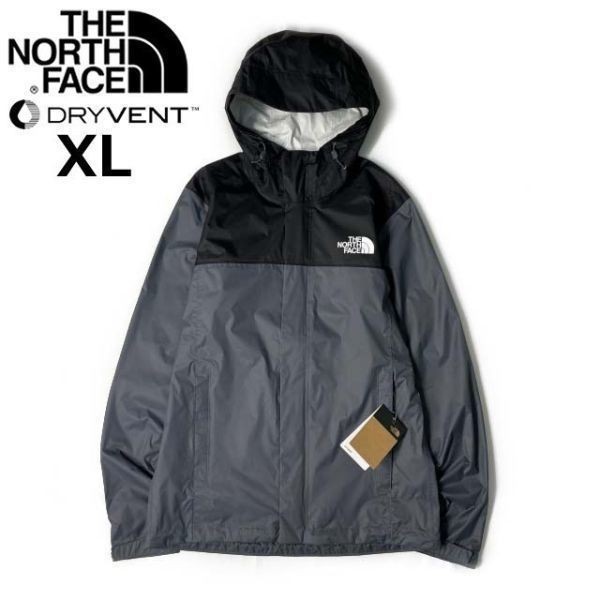 残① 1円～!売切!【正規新品】THE NORTH FACE VENTURE 2 JACKET マウンテンパーカー US限定 DRYVENT パッカブル 登山(XL)グレー 180915-50_画像2