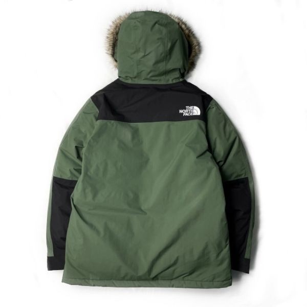 残① 1円～!売切!【正規新品】THE NORTH FACE MCMURDO PARKA ダウンジャケット マクマード パーカー US限定 撥水(XL)緑 カーキ 190122-200_画像9