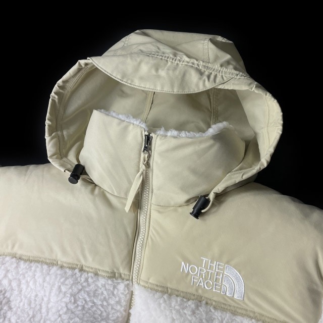 1円～!売切!【正規新品】THE NORTH FACE SHERPA NUPTSE JACKET ダウンジャケット ヌプシ モコモコ インフルエンサー着用(M)白 190122-175_画像4