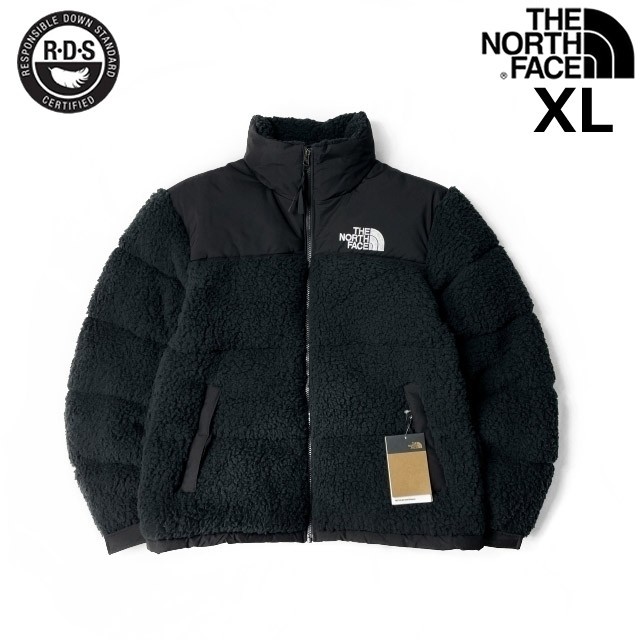 1円～!売切!【正規新品】THE NORTH FACE◆SHERPA NUPTSE JACKET ダウンジャケット ヌプシ モコモコ インフルエンサー着用(XL)黒 190122-175_画像2