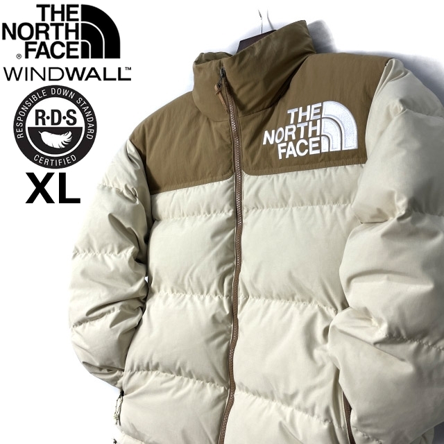 1円～!売切!【正規新品】THE NORTH FACE◆W 1992 LOW-FI HI-TEK NUPTSE JACKET ダウン ヌプシ US 限定品 撥水(XL)ベージュ 茶 190122-180_画像2