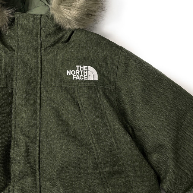 1円～!売切!【正規新品】THE NORTH FACE◆NOVELTY MCMURDO PARKA ダウン ツイード 上質 高品質 US限定 撥水(XL)緑 カーキ 190122-160_画像4