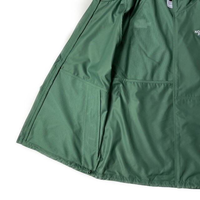 1円～!売切!【正規新品】THE NORTH FACE◆FLYWEIGHT HOODIE 2.0 ウインドパーカー ジャケット US限定 2023最新 防風 軽量(XL)緑 180915-50_画像7