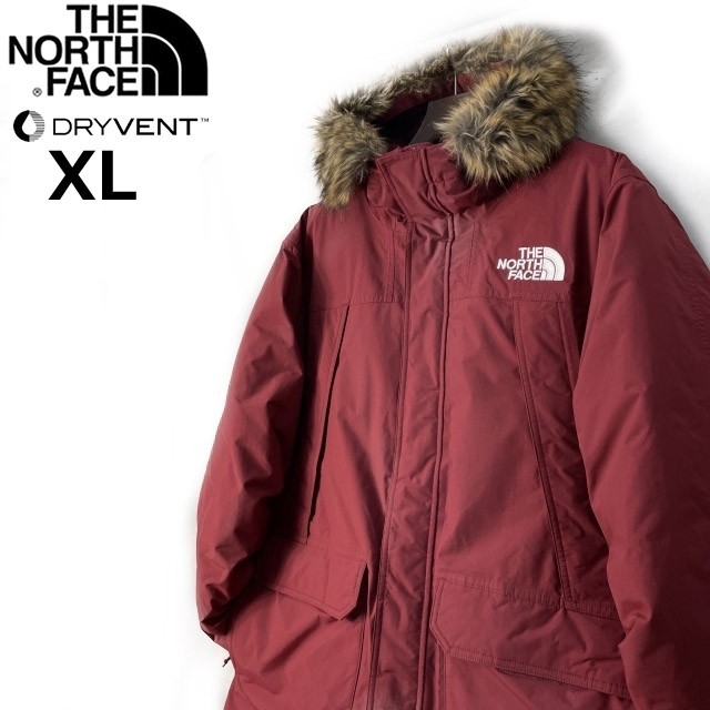 1円～!売切!【正規新品】THE NORTH FACE MCMURDO PARKA ダウンジャケット マクマード パーカー US限定 撥水(XL)赤 190122-200_画像2