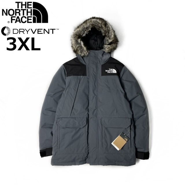 1円～!売切!【正規新品】THE NORTH FACE◆MCMURDO PARKA ダウンジャケット マクマード パーカー US限定 600フィル(3XL)グレー 190122-200_画像3