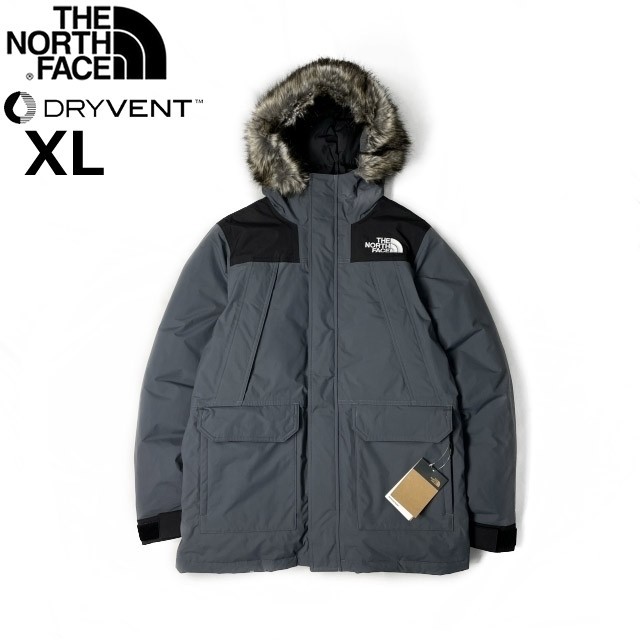 1円～!売切!【正規新品】THE NORTH FACE◆MCMURDO PARKA ダウンジャケット マクマード パーカー US限定 600フィル(XL)グレー 190122-200_画像3