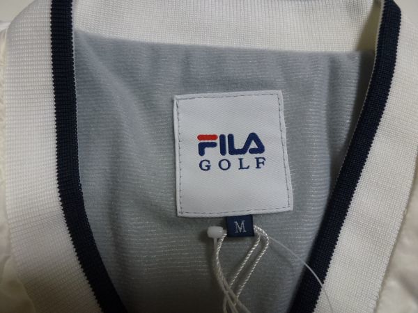 ★新品・未使用★ FILA GOLF フィラゴルフ 長袖Ｖネックウインドジャケット メンズ（M）_画像5