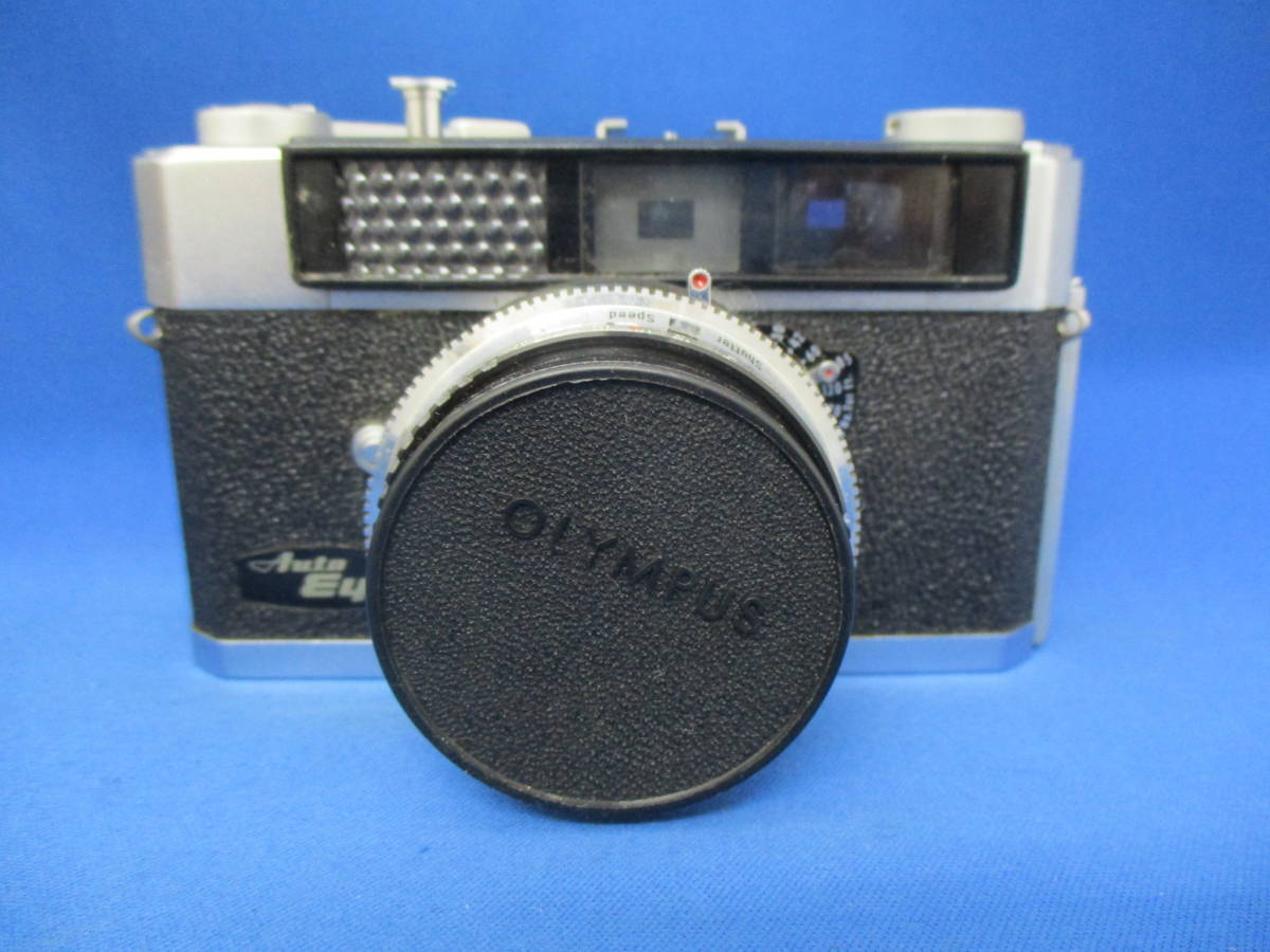 OLYMPUS AutoEye D.Zuiko 1:2.8 f=4.5cm シャッターOK オリンパス オートアイ レンジファインダー ケース/箱付 カメラ【2514】_画像2