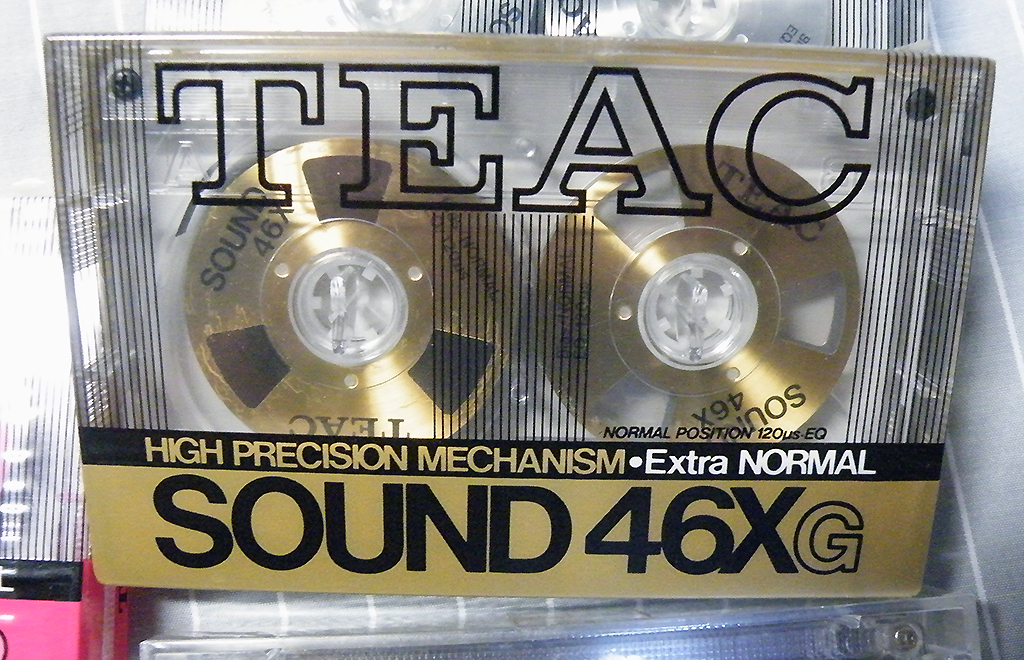 * open reel type cassette 4 pcs set unopened TEAC-SOUND46X+SUPER-LH*