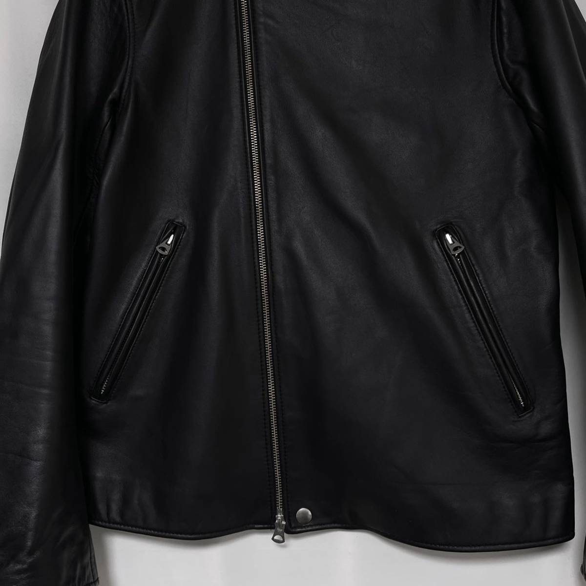 BEAUTY&YOUTH UNITED ARROWS セミダブル ライダースジャケット BEAUTY&YOUTH UNITED ARROWS セミダブル ライダースジャケット