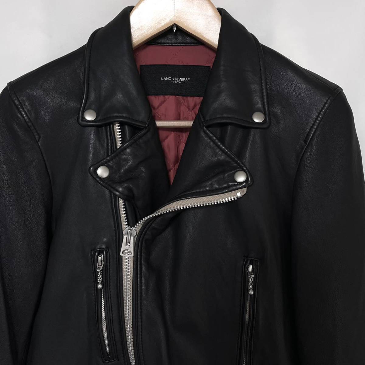 nano universe ナノユニバース VINTAGE DOUBLE RIDERS レザー nano universe ナノユニバース VINTAGE DOUBLE RIDERS レザー