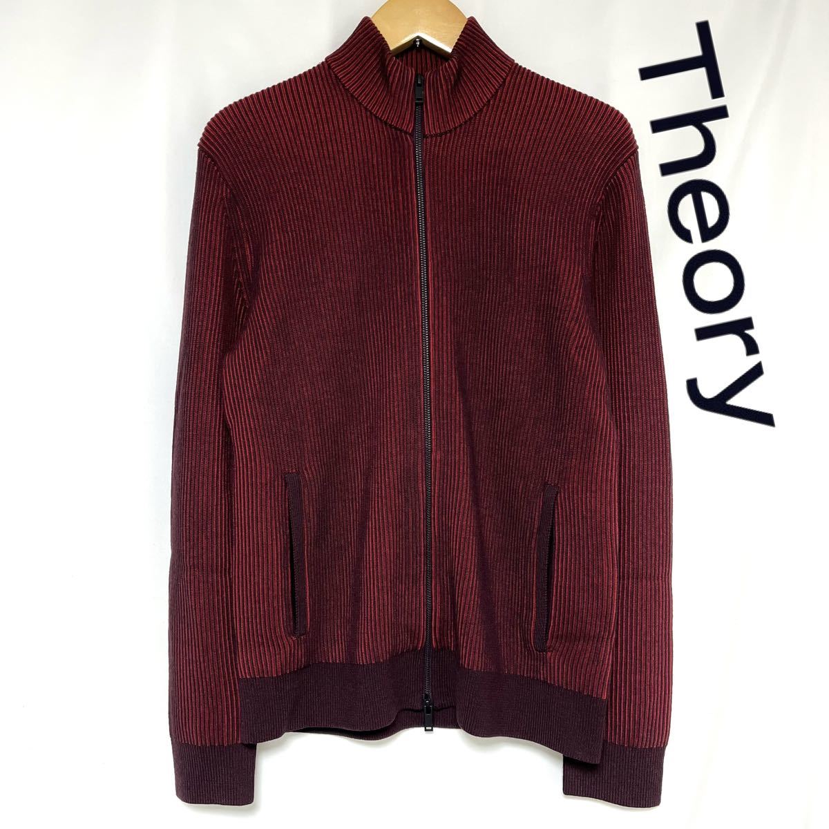 Theory セオリー CASHWOOL RENNES FZ ウール カーディガン ニット