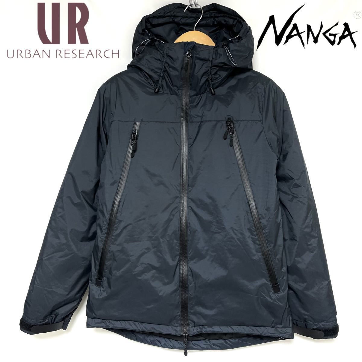 NANGA × URBAN RESEARCH ナンガ × アーバンリサーチ AURORA 3LAYER DOWN BZ 別注 ダウン ジャケット 日本製　メンズ　ネイビー　M_画像1