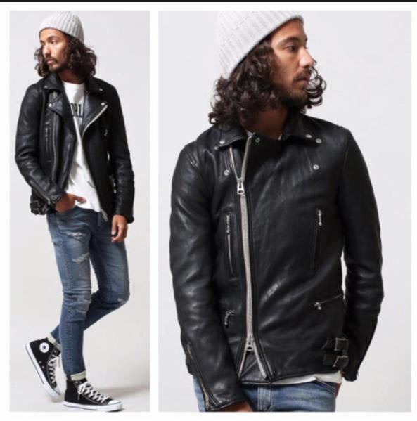 nano universe ナノユニバース VINTAGE DOUBLE RIDERS レザー nano universe ナノユニバース VINTAGE DOUBLE RIDERS レザー