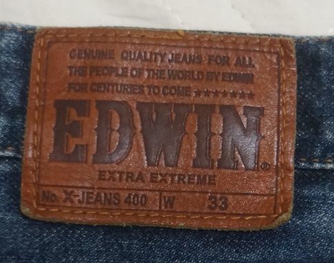 良品 EDWIN X-JEANS 400 W33 フレアパンツ　エドウィン　ブーツカット　ベルボトム_画像9