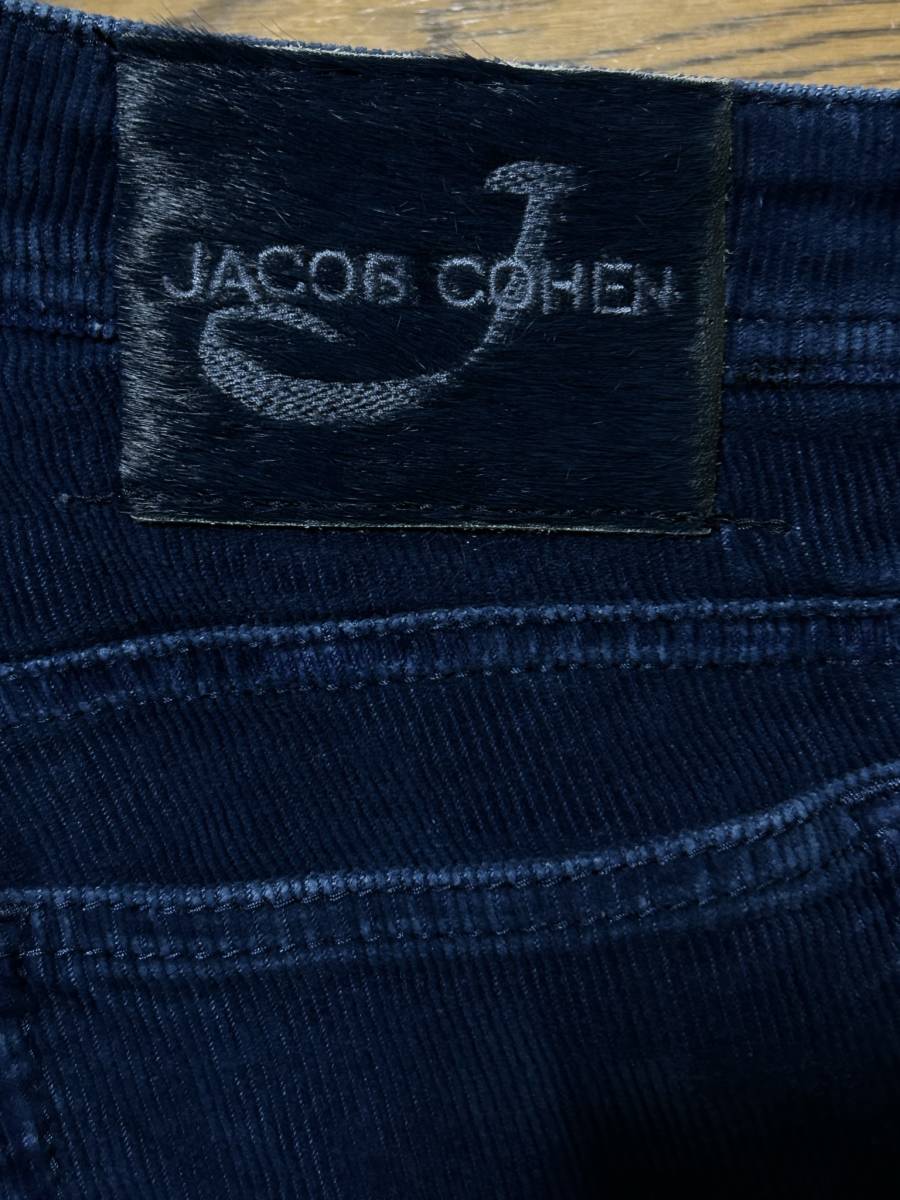 ※JACOB COHEN ヤコブコーエン J688 OT:40085 ストレッチ コーデュロイ パンツ ネイビー イタリア製 32 　　　　　 BJBC.AA_画像8