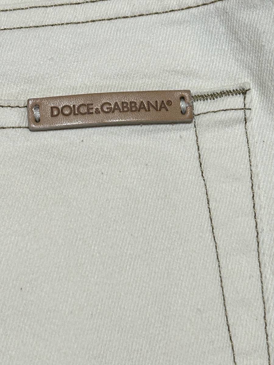 *DOLCE&GABBANA Dolce & Gabbana 14STRETCH стрейч Denim брюки неотбеленная ткань Италия производства большой размер 54 BJBC.AA