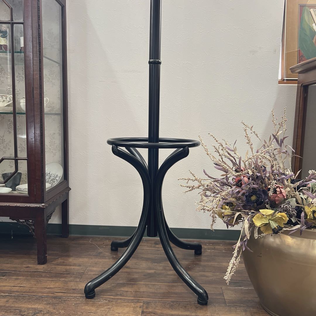 y822 vent wood coat stand / hole stand height 192. hat ..* stick holder black paint . -ply thickness feeling . exist . light weight . easy to drive excellent article 